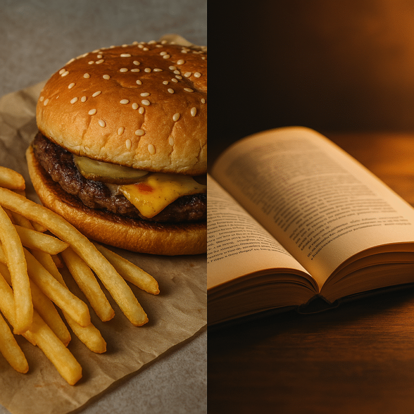 Beyond the Burger: How $15 Can Feed Your Mind Instead of Your Cravings